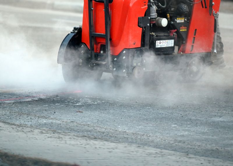 Asphalt Removal Equipment in Action